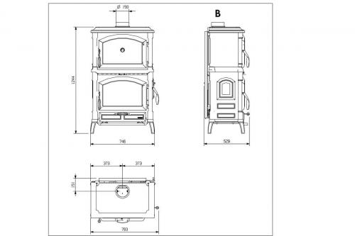 stove Isotta Forno.16 from La Nordica